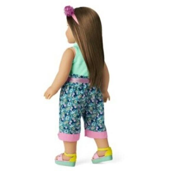 NEW American Girl WORLD TRAVELER IN JAPAN OUTFIT Tank Pants Sandals Headband BOX - Picture 5 of 7
